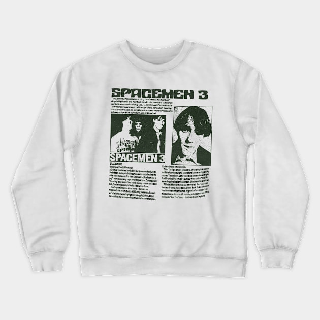 vintage spacemen 3 // fan art Crewneck Sweatshirt by psninetynine